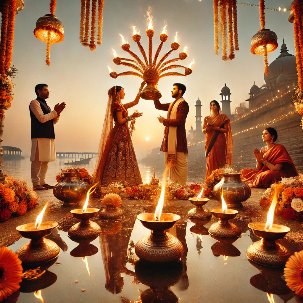 wedding shreenarayan ganga aarti